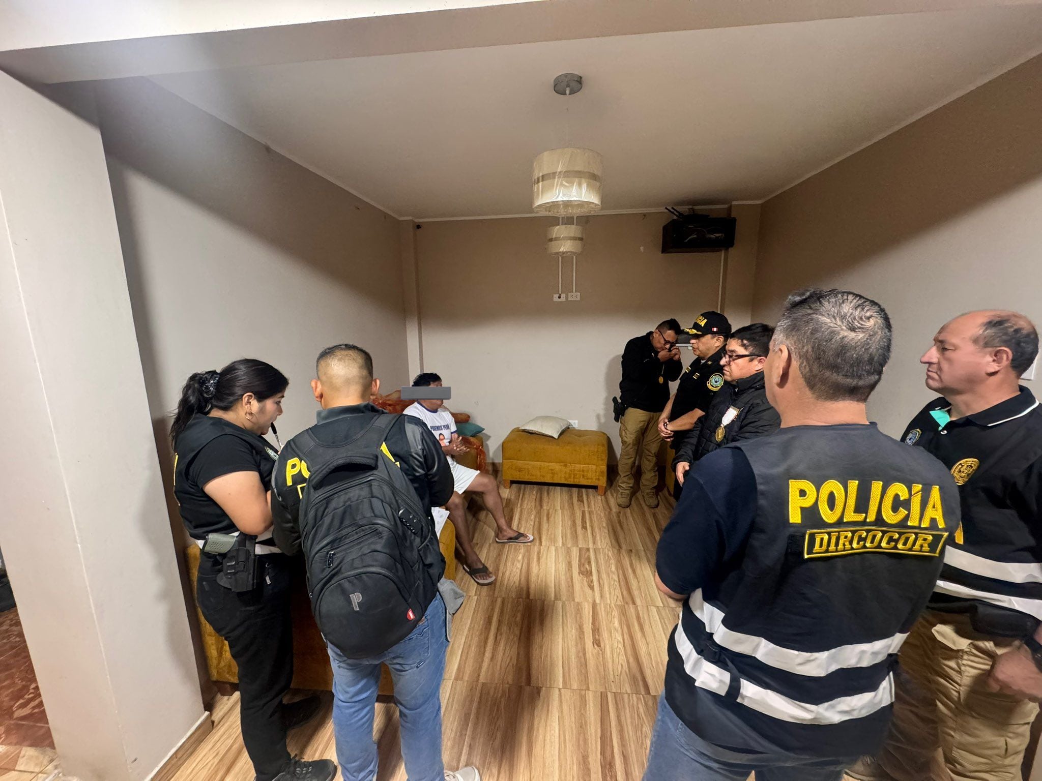 Alcalde Sunampe-Chincha fue intervenido esta madrugada. Foto: PNP