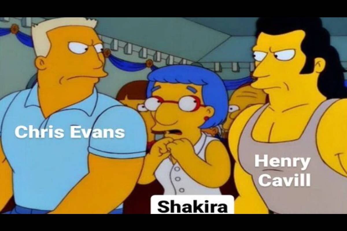 Chris Evans empezó a seguir a Shakira en redes y usuarios reaccionan con divertidos memes.