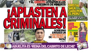 ¡APLASTEN A CRIMINALES!