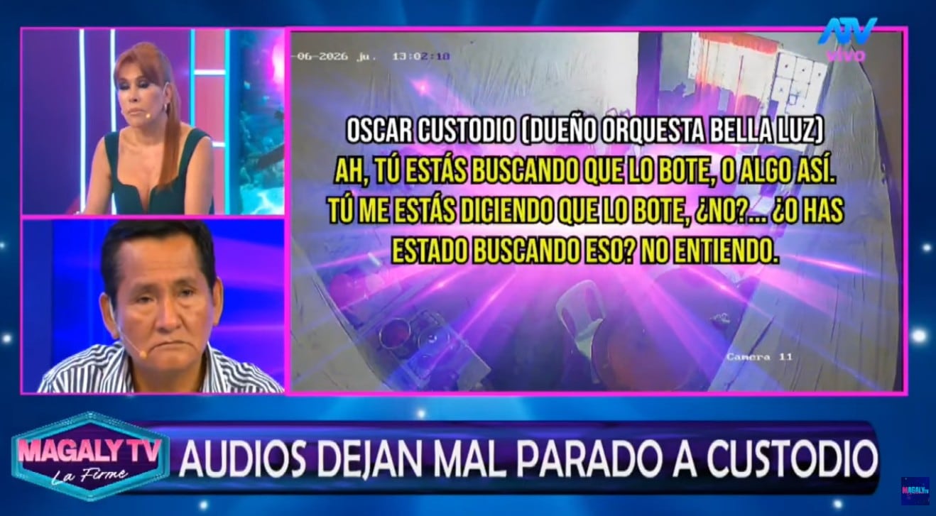 Exponen audio de Óscar Custodio, líder de 'La Bella Luz'.