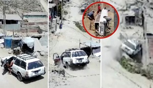 San Juan de Lurigancho: Carro se despista y cae a un terreno baldío tras intento de ser encendido en pendiente