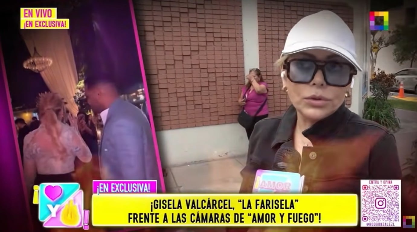 Gisela Valcárcel marca distancia de Edson Dávila.