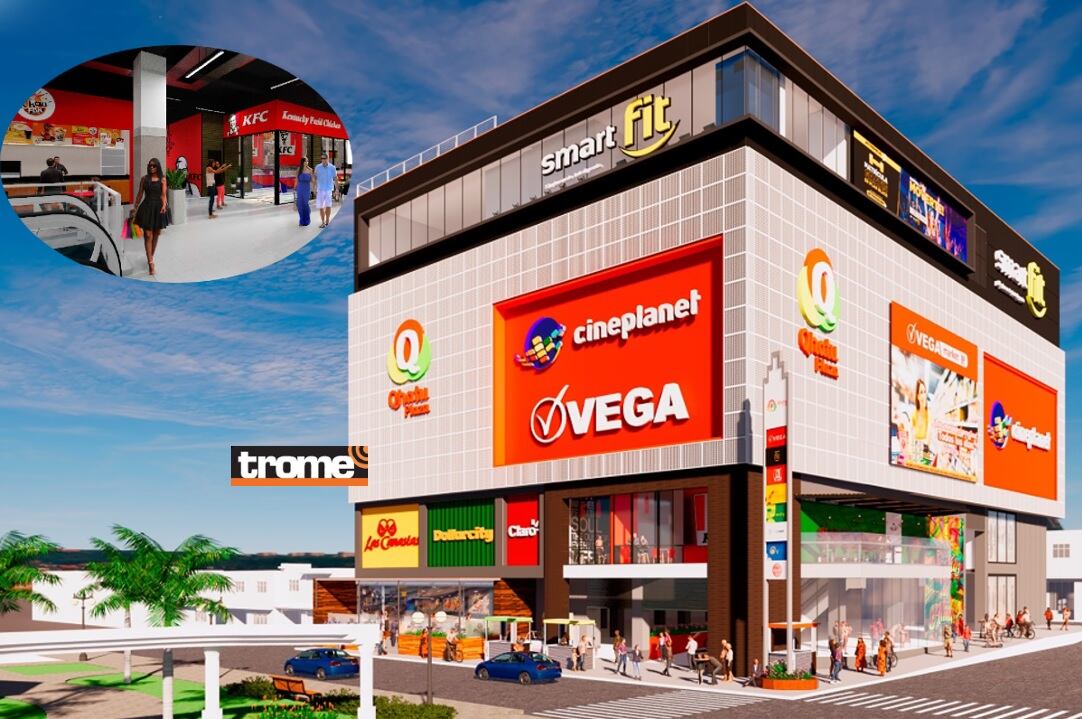 Nueva expansión anuncia el mall vecinal Qhatu Plaza. (Isabel Medina / Compos. Trome).