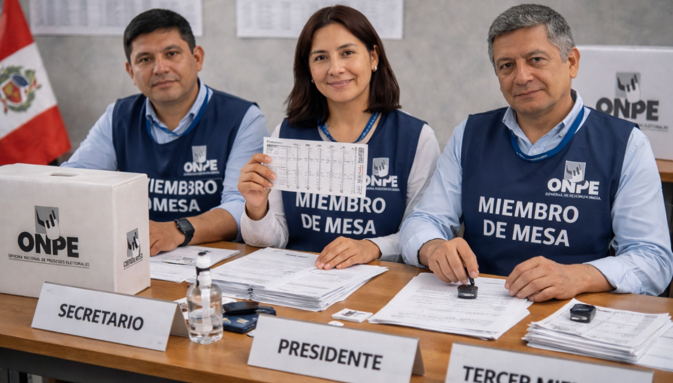 Conoce cuánto dinero cobras si eres miembro de mesa para el próximo 12 de abril en las Elecciones Generales 2026 en Perú. (Foto: Imagen creada por El Comercio Mag usando la IA de ChatGPT)