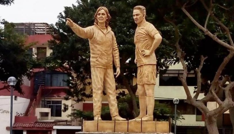 Ya no quieren que la imagen de Ricardo Gareca se encuentre en parque de San Miguel. (Foto: Facebook En Tu Cancha)