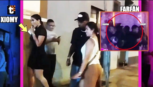 TROME - Jefferson Farfán y Xiomy Kanashiro son captados BESÁNDOSE