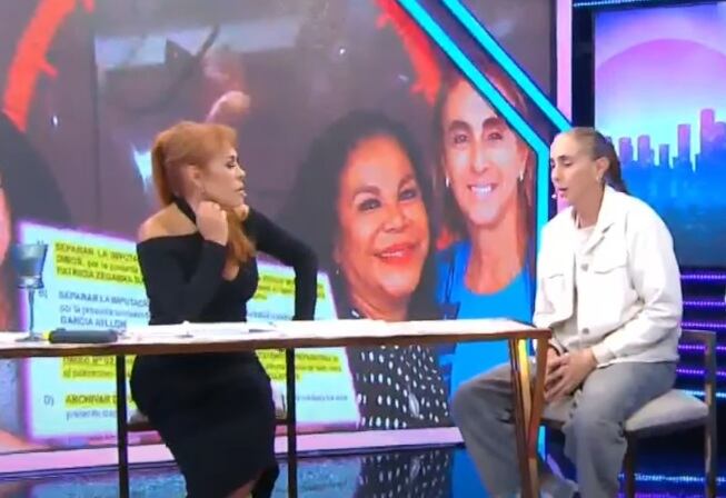 Natalia Málaga se presentó en Magaly Tv y negó relación con Eva Ayllón. (Magaly Tv)