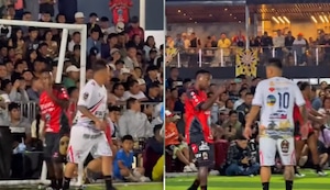 La pelea de Christian Cueva con Jack Durán, durante encuentro ‘amistoso’ contra el equipo de Gerald Oropeza | VIDEO