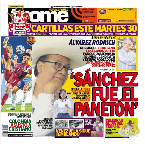 Portada Trome