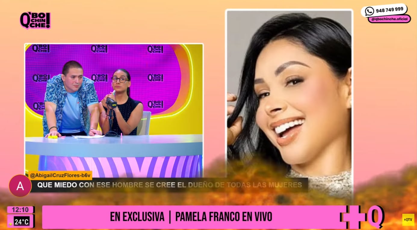 Pamela Franco dice no recordar deuda a la Mackyna.