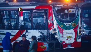 Carabayllo: Extorsionadores detonan explosivo dentro de un bus | VIDEO