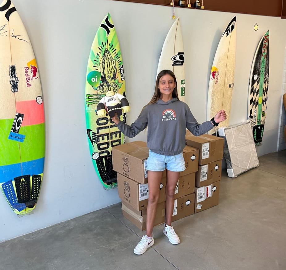 Es una niña que ya trae alegrías a nuestro deporte