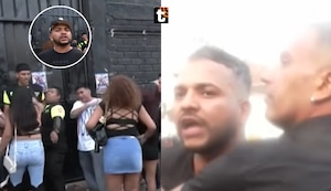 Sujeto agrede a periodistas en local del ‘Churrito’ Hinostroza