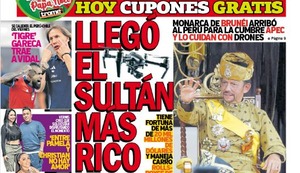 LLEGÓ EL SULTÁN MÁS RICO DEL MUNDO