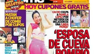 ‘ESPOSA DE CUEVA ROMPIÓ UN HOGAR’