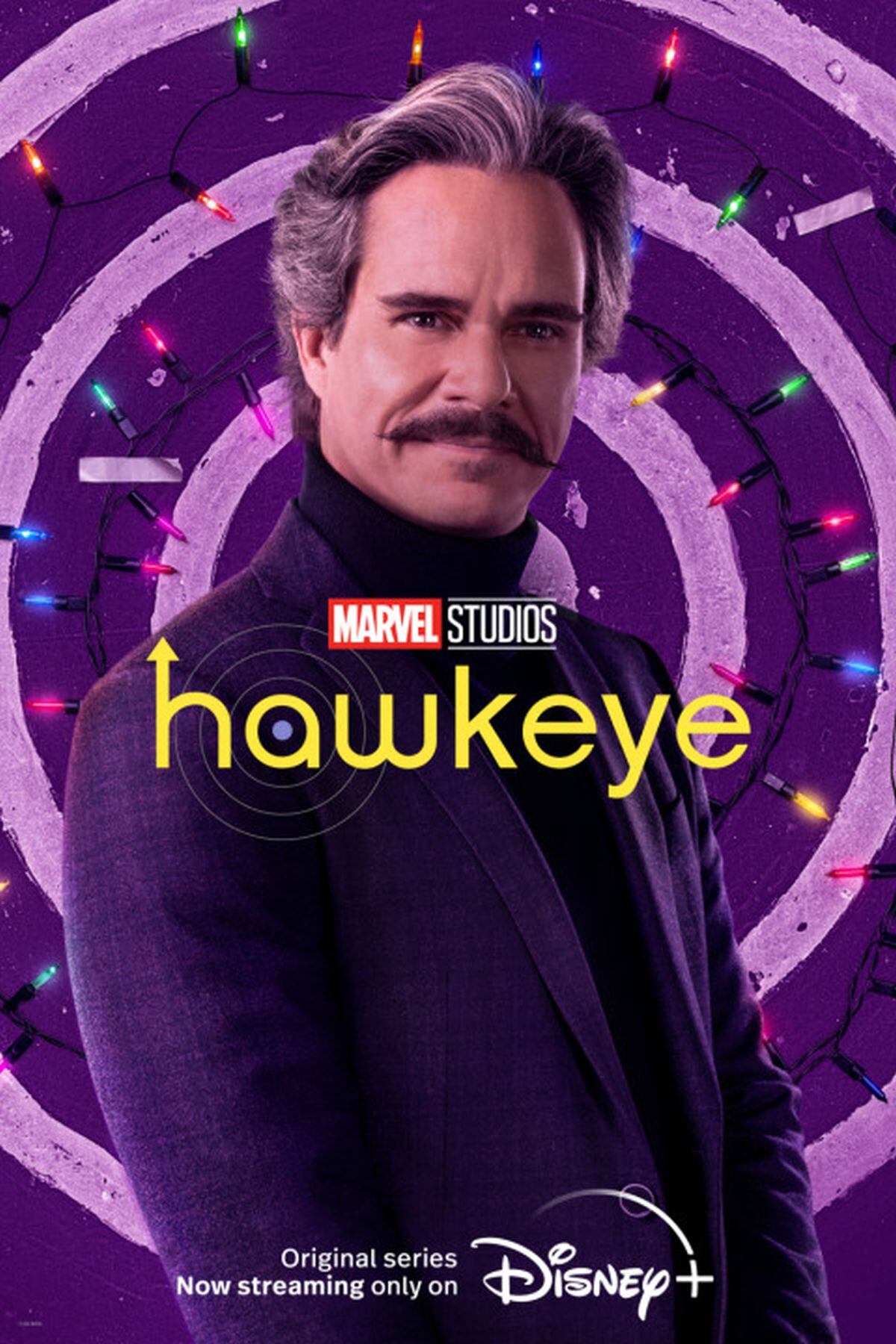 Dalton en una afiche promocional de "Hawkeye" (Foto: Disney)