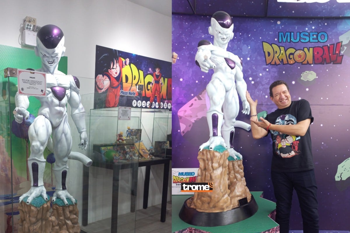 Primer Museo de Dragon Ball abrió sus puertas en Plaza Norte y sorprende con las obras del escultor Ronald Martinez. (Entrevista: Isabel Medina / Trome)