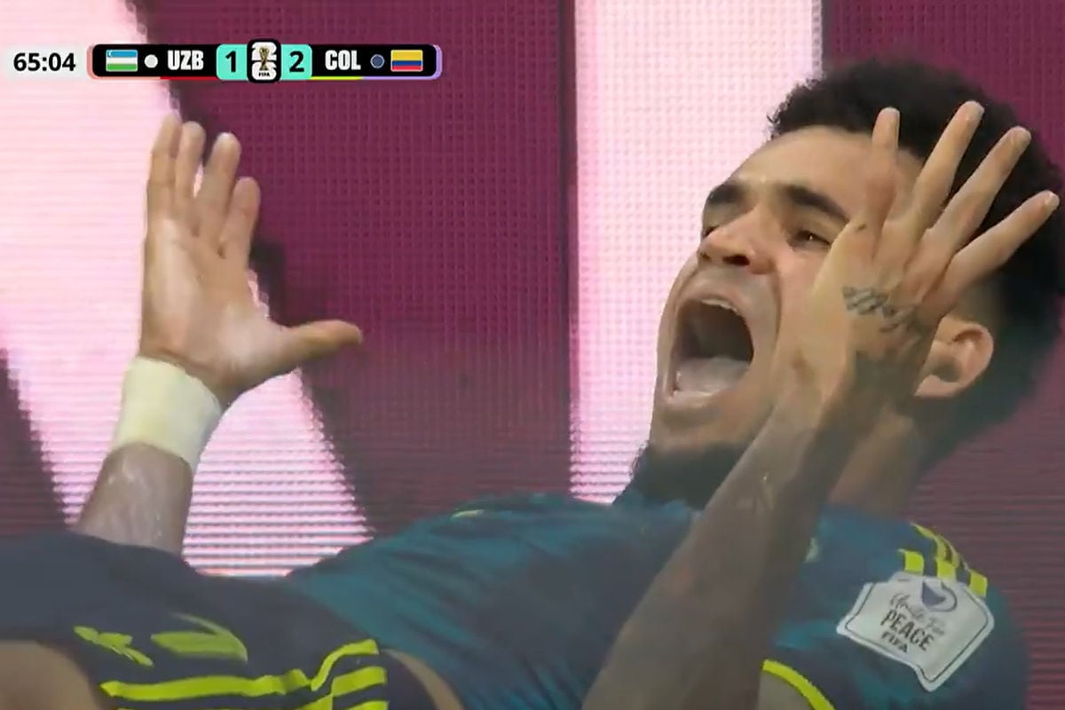 Luis Díaz rompe la igualdad y acerca a Colombia a una victoria clave en el Mundial 2026. Foto: Captura de video/@SC_ESPN