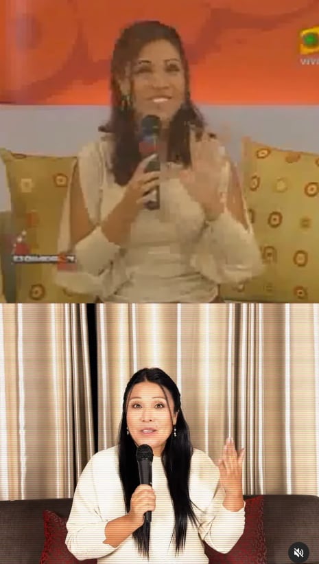 Tula Rodríguez recrea la vez en que anunció que estaba embarazada.