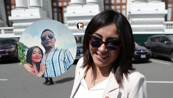 TROME | Kelly Portalatino pasa horas con su pareja sentenciada dentro de su despacho. Video: Panorama