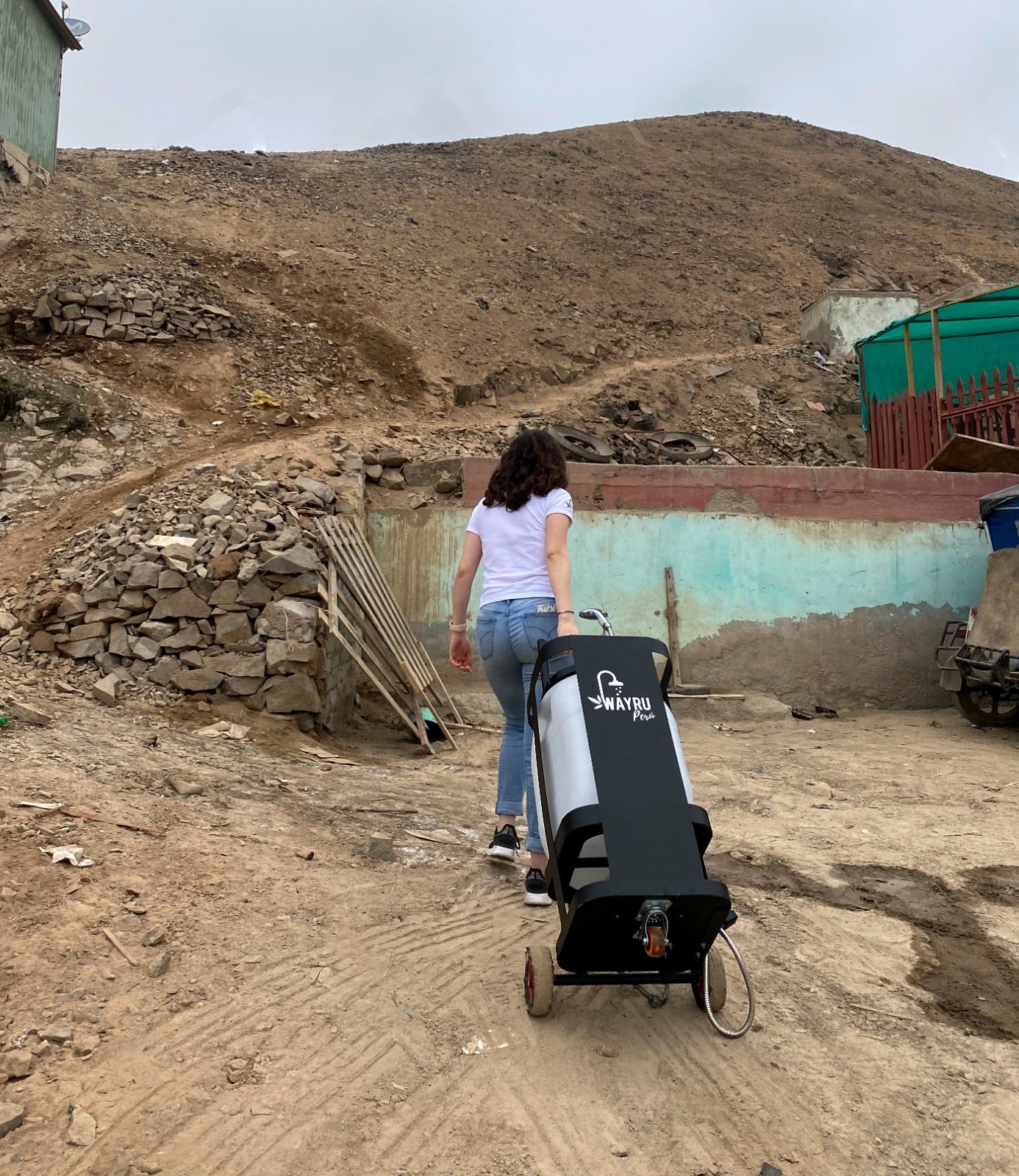 Wayru es fácil de trasladar y puede usarse en las comunidades.