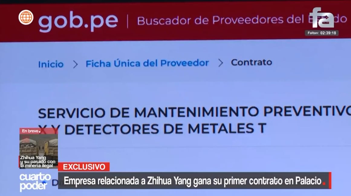 NUCTECH Perú SAC logró firmar su primer contrato público el 16 de diciembre del 2025.