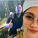 ¡Indignante fuga! Acusado de quemar a su expareja aparece bebiendo cerveza en Argentina mientras ella lucha por su vida