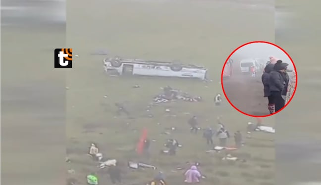 Ocho muertos tras accidente vehicular en la ruta rumbo al nevado Rajuntay, en Matucana.