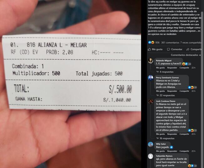 Alianza Lima vs Melgar: Hincha se la juega a toda a triunfo 'rojinegro'. Foto: Captura.