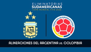 Alineaciones del Argentina - Colombia, por fecha 8 de las Eliminatorias 2026