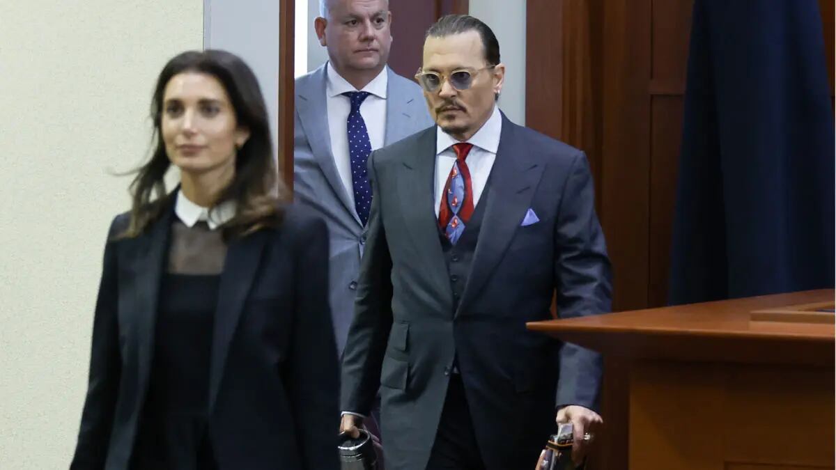 Joelle Rich acompañó a Johnny Depp durante el mediático juicio contra Amber Heard en Virginia (Foto: Gtres)