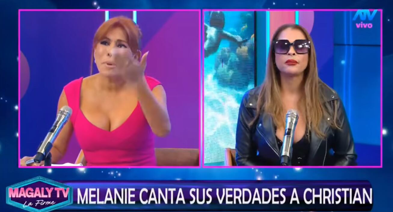 Melanie Martínez revela que Karla Tarazona rajaba de Christian Domínguez en el pasado.