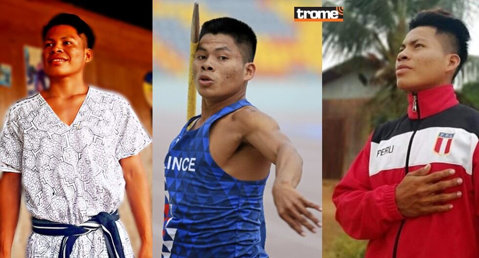 Mauro Valera, el atleta shipibo que marca historia como lanzador de jabalina. (Trome / Legado)