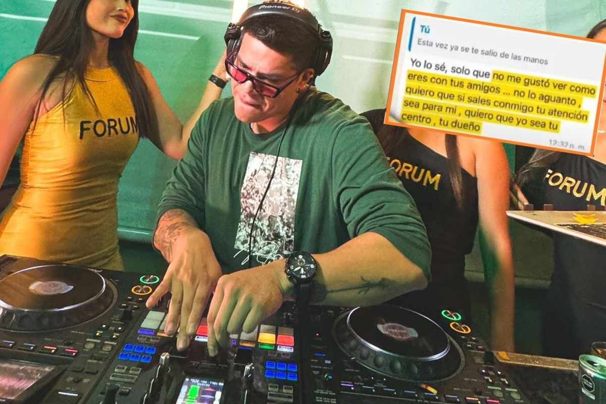 Chats de DJ Towa fueron expuestos por su pareja. (Instagram)