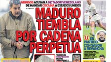 MADURO TIEMBLA POR CADENA PERPETUA