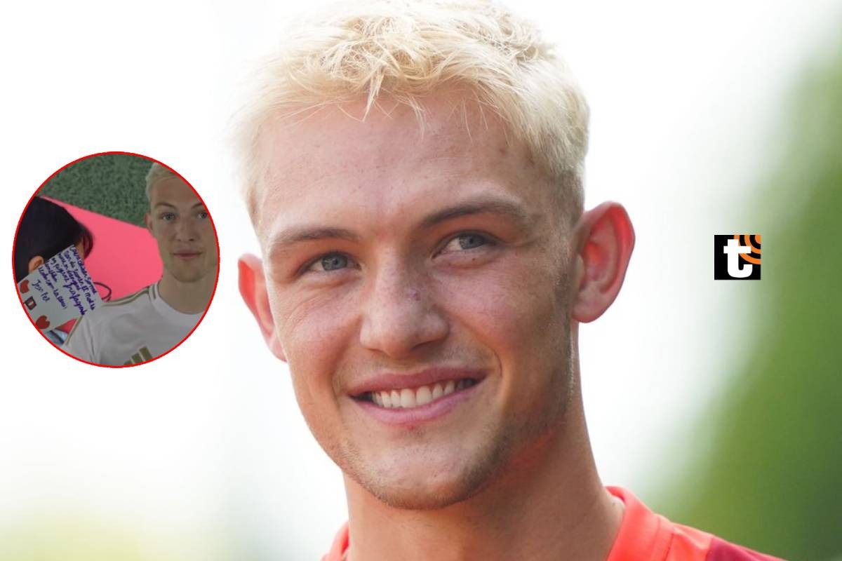 El emotivo detalle que recibió Oliver Sonne previo al Perú vs Nicaragua de parte de una comunidad de niños. Foto: Panamericana / FPF