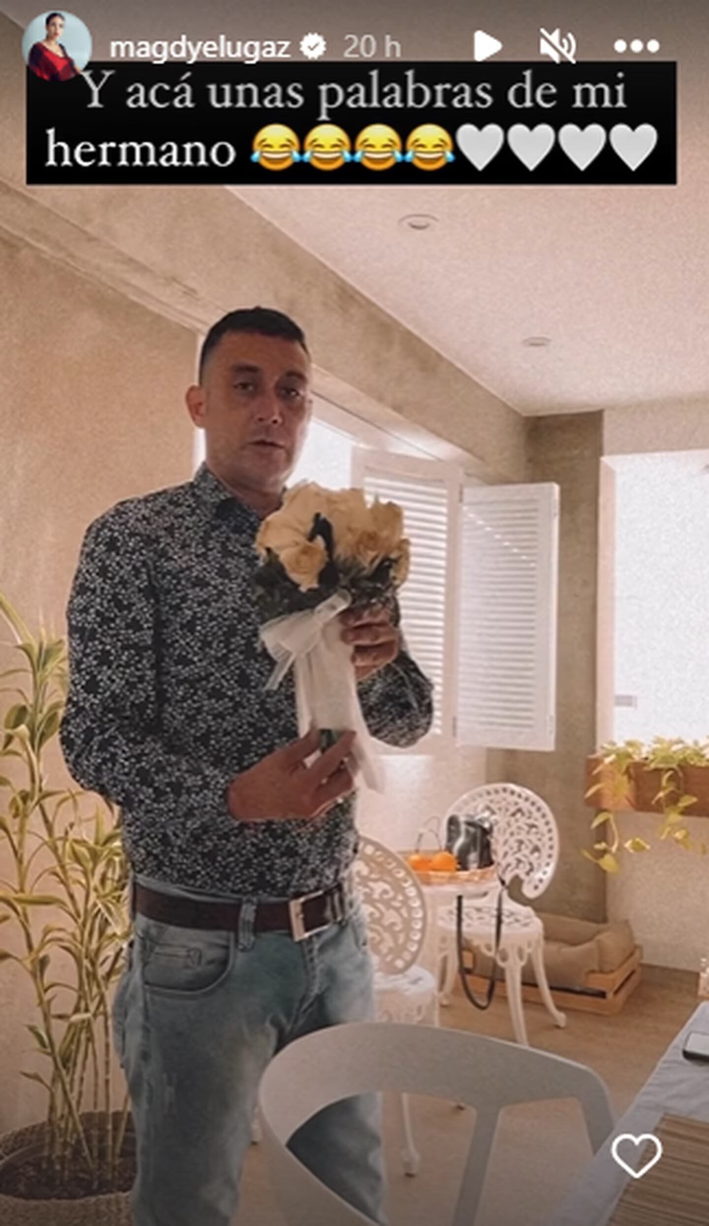El hermano de Magdyel Ugaz dejó un curioso mensaje en redes sociales (Magdyel Ugaz / Instagram)