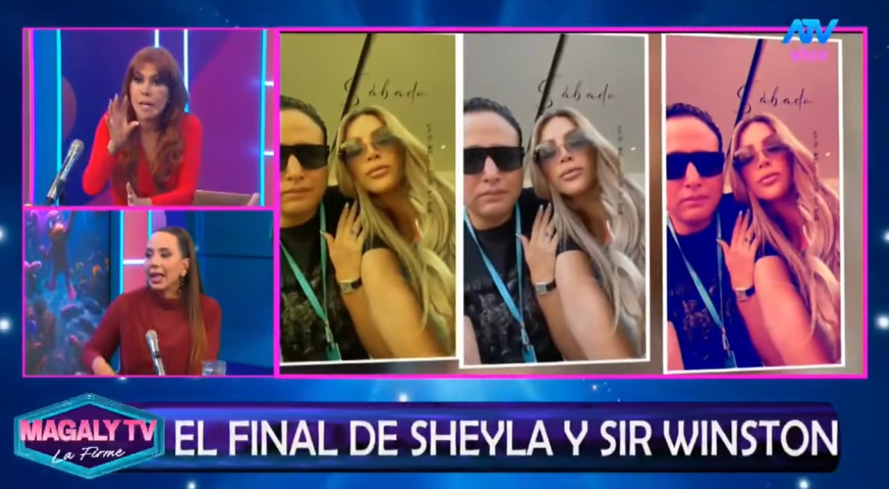 Magaly Medina cuenta que Sheyla Rojas no tenía planes de quedarse mucho tiempo en Perú antes de su ruptura con Sir Winston.