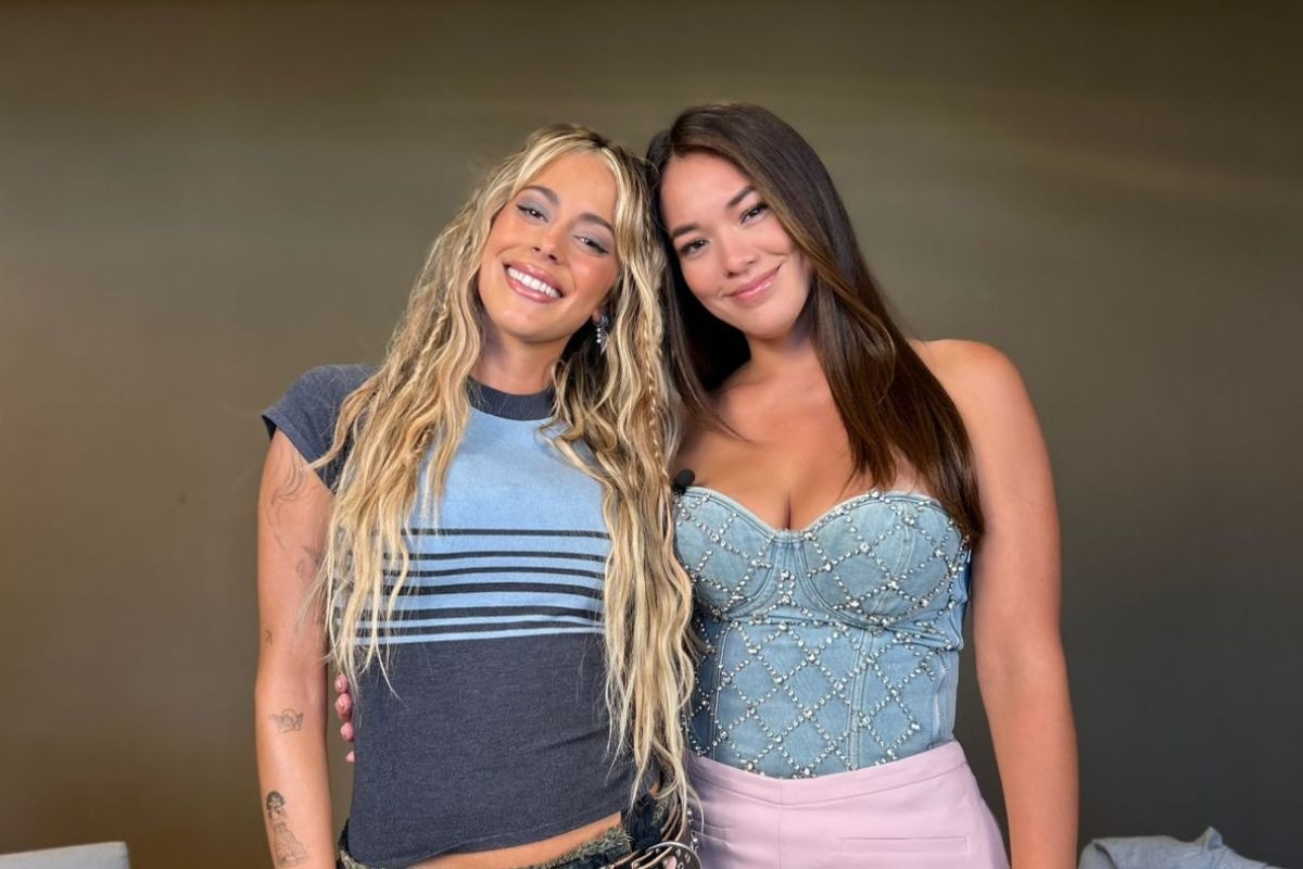 Jazmin Pinedo y Tini.