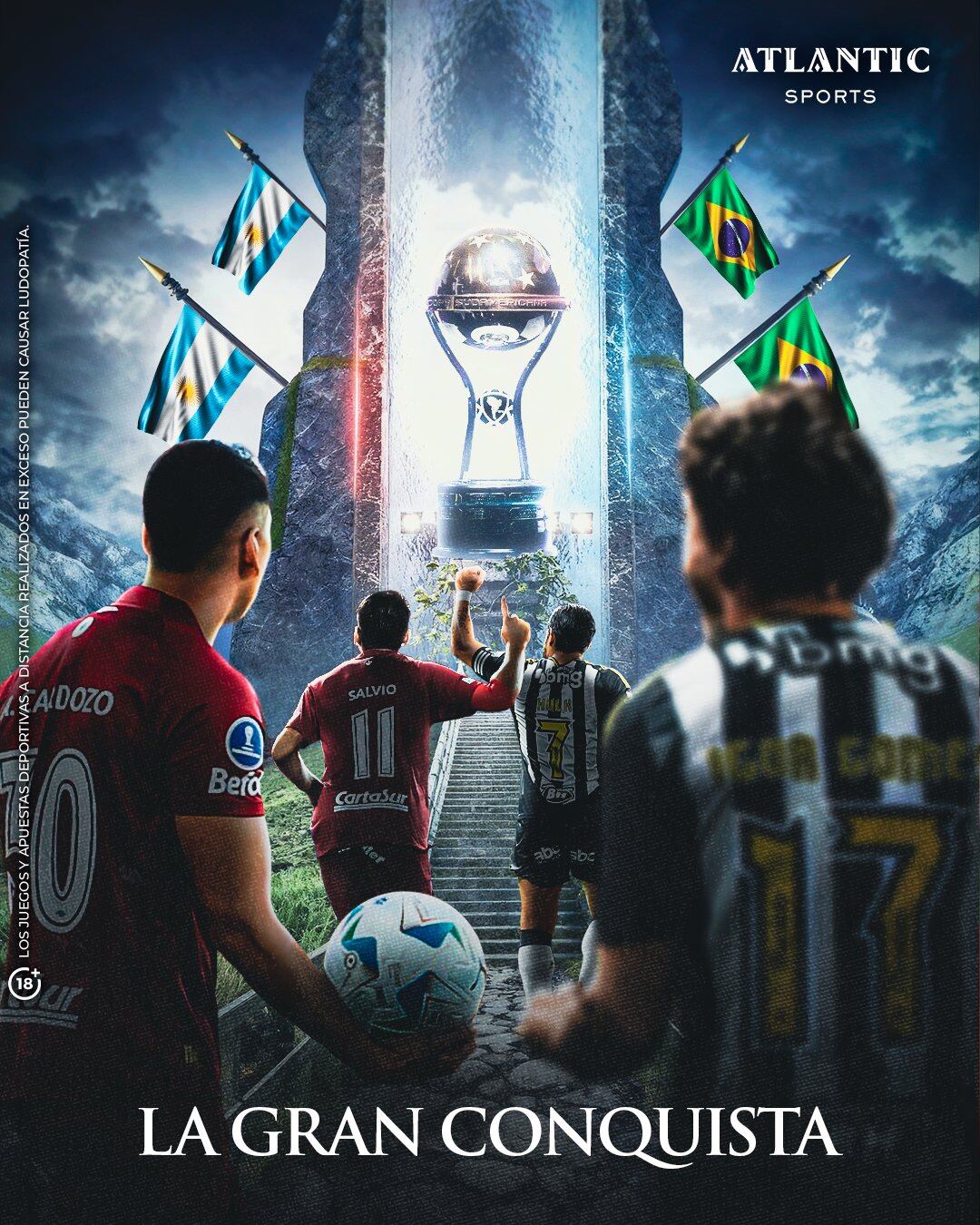 Argentinos y brasileños en clásico sudamericano en Paraguay (Imagen: @Conmebol)