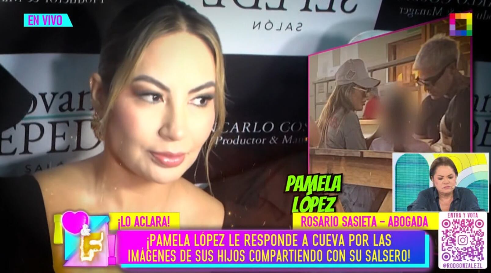 Pamela López consultada por declaraciones de Christian Cueva.