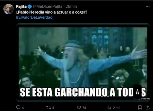 A reír con los mejores memes de Pablo Heredia en El Valor de la Verdad. (Redes sociales)