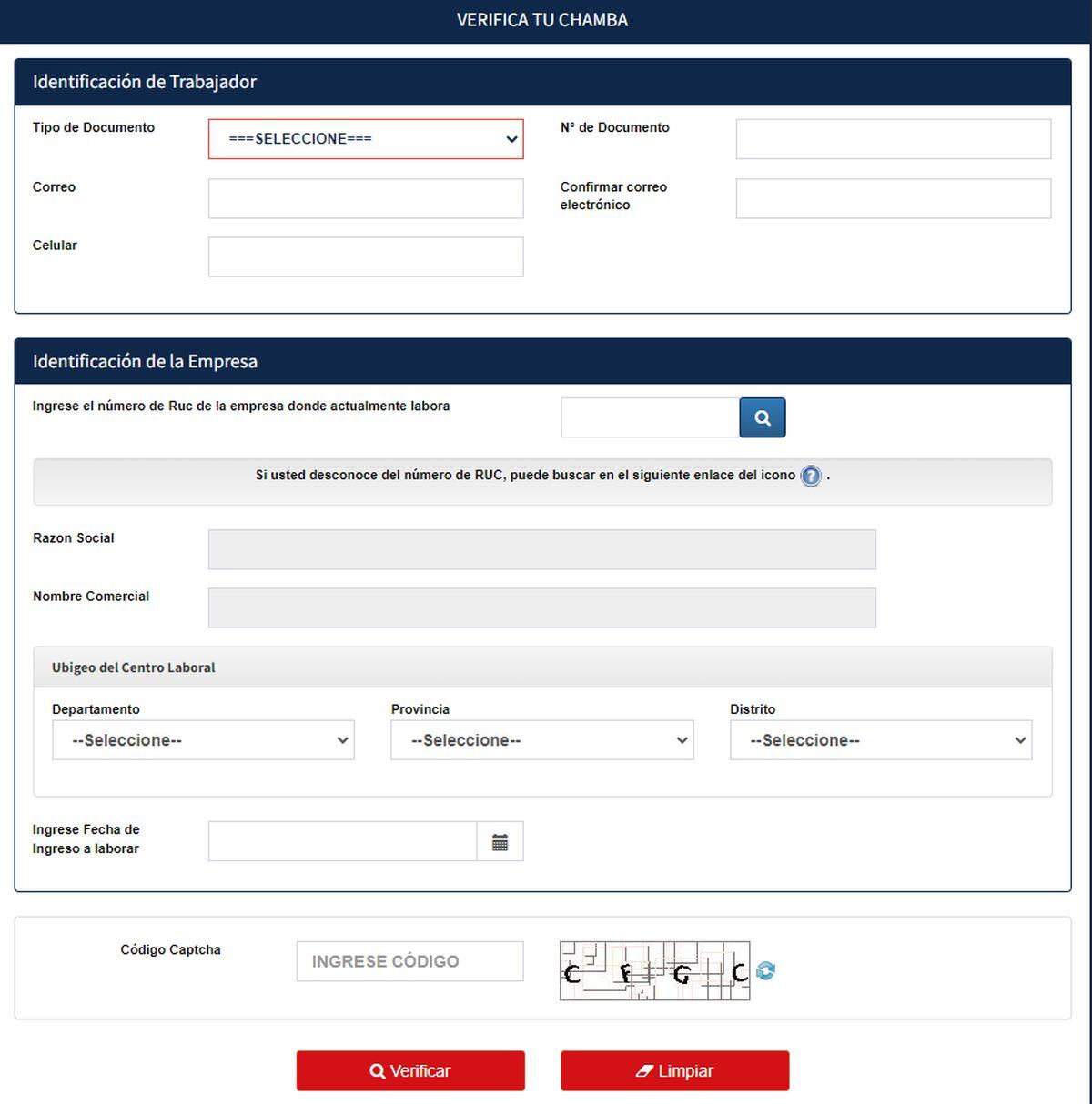 Verifica si estás en planilla (Foto: Sunafil)