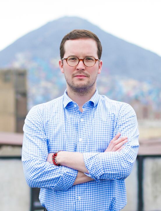 Alejandro Cavero: “La izquierda puso a Castillo y Dina”. (Foto: César Bueno)