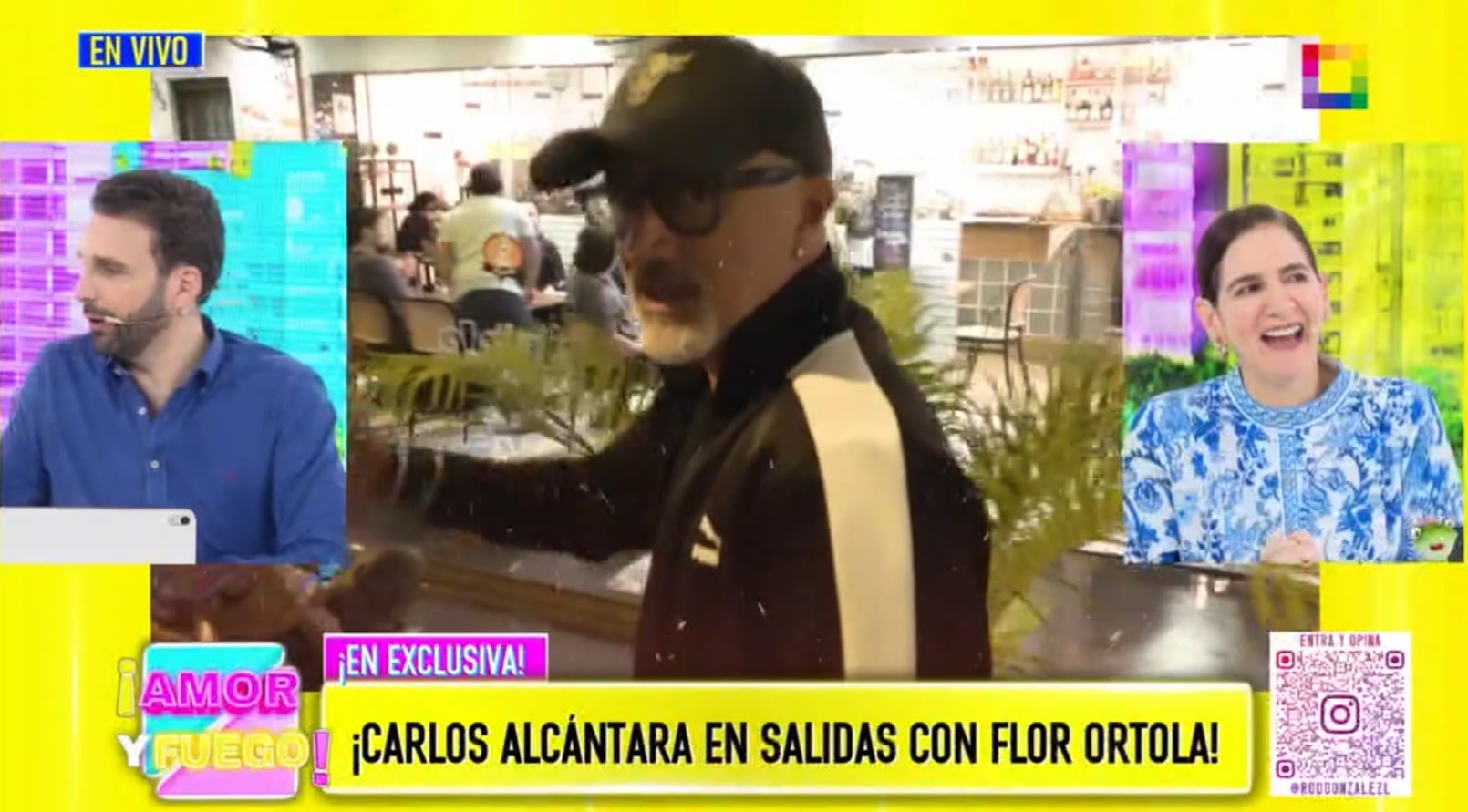 Carlos Alcántara no responde mucho al ser visto con Flor Ortola.