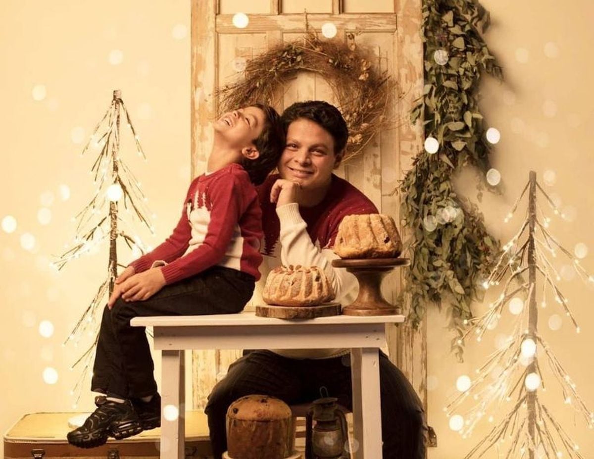 Emmanuel junto a su padre Giovanni Medina (Foto: Giovanni Medina / Instagram)