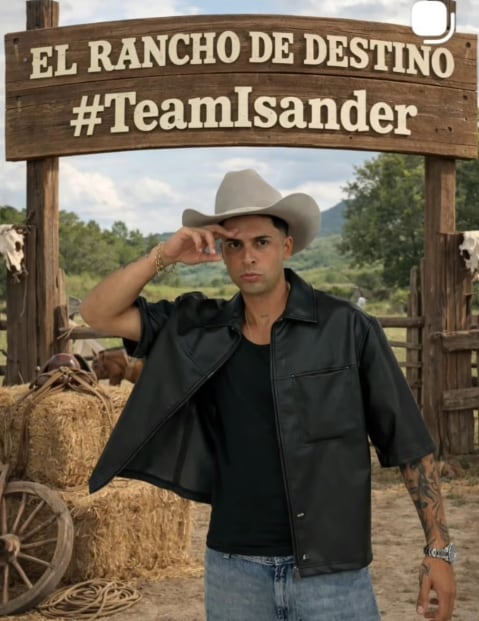 El influencer Isander Pérez fue expareja de la modelo venezolana Isabella Ladera.