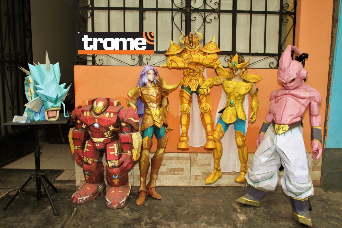 Hay una propuesta para hacer Los Caballeros el Zodiaco en tamaño real y exhibirlos en el Museo que se ha instalado en diversos centros comerciales. Foto: Trome.