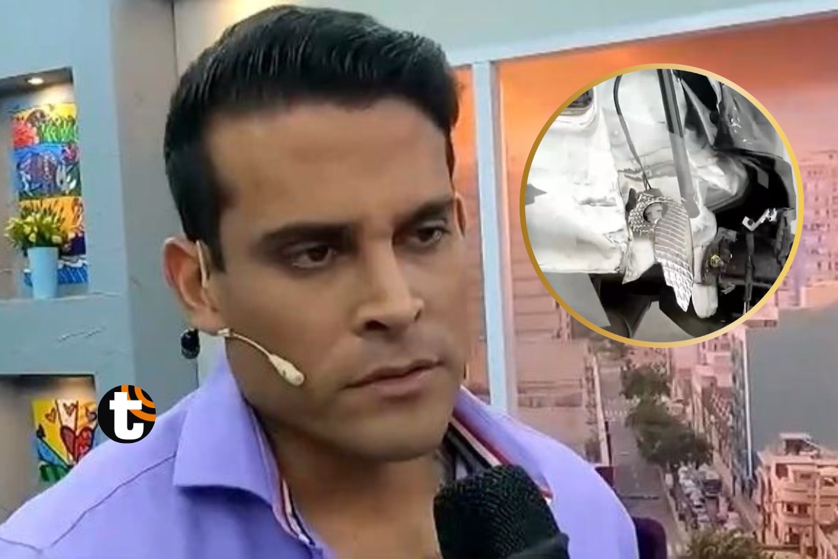 Christian Domínguez sufre accidente de tránsito