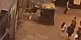 Cámaras de seguridad registraron momento del crimen en San Juan de Lurigancho. (América Noticias)